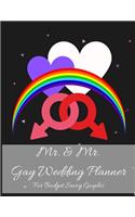 Mr. & Mr. Gay Wedding Planner For Budget Savvy Couples: Same-Sex Wedding Planning Journal For LGBTQ Couples - Gay Love Wins