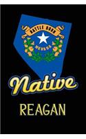 Nevada Native Reagan: College Ruled Composition Book