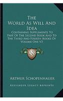 The World As Will And Idea