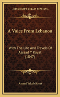 A Voice From Lebanon