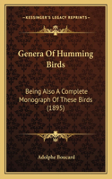 Genera Of Humming Birds