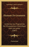 Elements De Geometrie