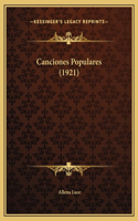 Canciones Populares (1921)