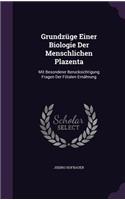 Grundzüge Einer Biologie Der Menschlichen Plazenta