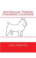 Australian Terrier Coloring Calendar: (English)