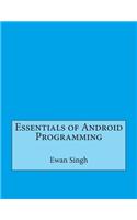 Essentials of Android Programming