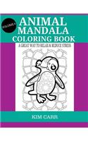 Animal Mandala Coloring Book (Volume 6)