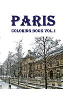 Paris: Coloring Book Vol.1: Relieve Stress, Create Beautiful Art: Adult Coloring Book of the Beautiful Paris Sights
