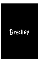 Bradley - Black Personalized Notebook / Journal / Blank Lined Pages / Soft Matte: An Ethi Pike Collectible