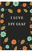 DIY Leaf: Notebook, Journal 2020