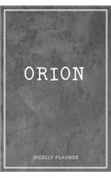 Orion Weekly Planner