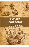 Antique Collector Journal: Vintage antique line journal