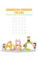 Handwriting Workbook For Kids, Practice Papers For Kindergarteners