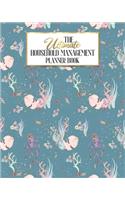 The Ultimate Household Planner Management Book: Mermaid Pregnant Mom Baby Shower Gift Mom Tracker - Family Record - Calendar Contacts Password - School Medical Dental Babysitter - Goals Financial 