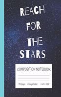 Reach For The Stars Composition Notebook