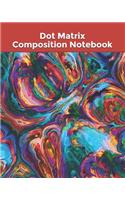 Dot Matrix Composition Notebook