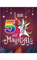 Unicorn Journal I am 5 and Magical