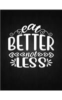 EAT BETTER NOT LESs