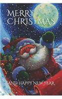Christmas Notebook, Cristmas Journal, Christmas Diary - One Subject - 120 Pages: advent notebook, 6x9 in