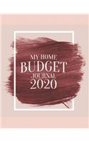 My Home Budget Journal 2020