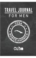Travel Journal for Men Cuba