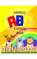 Animal ABC Coloring Book