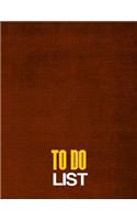 To Do List