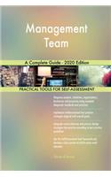 Management Team A Complete Guide - 2020 Edition