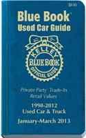 Kelley Blue Book Used Car Guide: January-March 2013