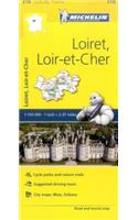 Loiret, Loir-et-Cher - Michelin Local Map 318