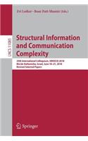 Structural Information and Communication Complexity: 25th International Colloquium, Sirocco 2018, Ma'ale Hahamisha, Israel, June 18-21, 2018, Revised Selected Papers