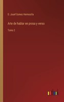 Arte de hablar en prosa y verso