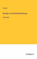 Beiträge zur Statistik Mecklenburgs
