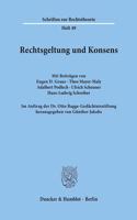 Rechtsgeltung Und Konsens