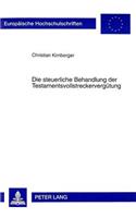 Die Steuerliche Behandlung Der Testamentsvollstreckerverguetung