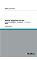 Ansätze, Grundzüge, Ziele und Menschenbild der Pädagogik im Dritten Reich