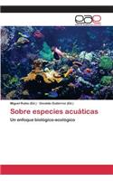 Sobre especies acuáticas