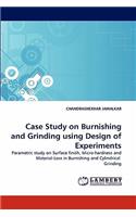 Case Study on Burnishing and Grinding Using Design of Experiments