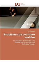 Probl�mes de Courbure Scalaire