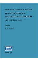 Xith International Astronautical Congress Stockholm 1960