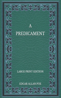 A Predicament - Large Print Edition