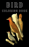 Bird Coloring Book: The Grayscale Bird Coloring Book for Adults, Kids, and Seniors
