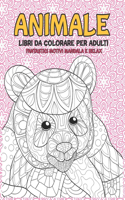 Libri da colorare per adulti - Fantastici motivi Mandala e relax - Animale