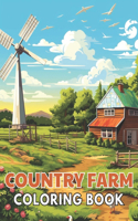 Country Farm Coloring Book