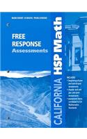 California HSP Math: Free Responce Assessments, Grade 6