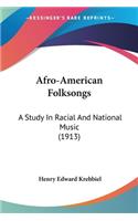 Afro-American Folksongs