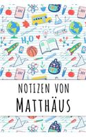 Notizen von Matthäus