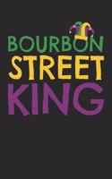 Mardi Gras Notebook - Bourbon Street King Mardi Gras Parade - Mardi Gras Journal - Mardi Gras Diary