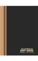 Amiesk Notebook - Dot Grid Notebook - 140 pages (7.44 x 9.69 inch)