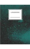 Logbook: Lined and Numbered 120 Pages with Grey Lines Letter Size 8.5 X 11 - A4 Size Soft Cover